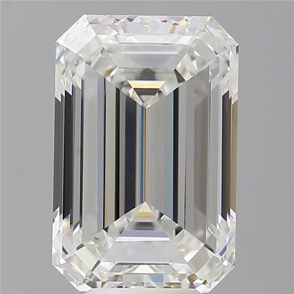 7.10 ct. emerald Lab Grown Diamond front image