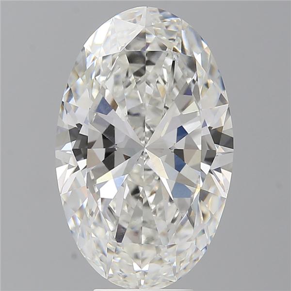 7.01 ct. oval Lab Grown Diamond front image