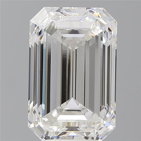 7.02 ct. emerald Lab Grown Diamond front image