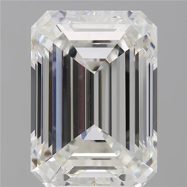 7.09 ct. emerald Lab Grown Diamond front image