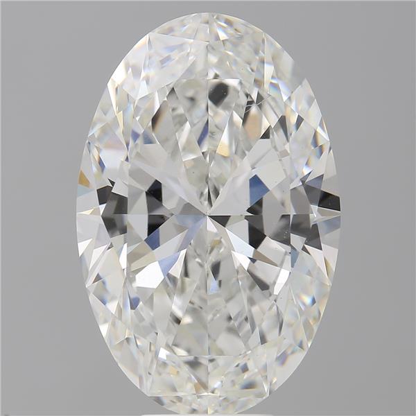 9.01 ct. oval Lab Grown Diamond front image