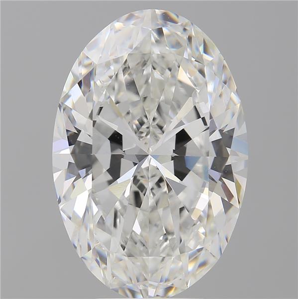 7.04 ct. oval Lab Grown Diamond front image