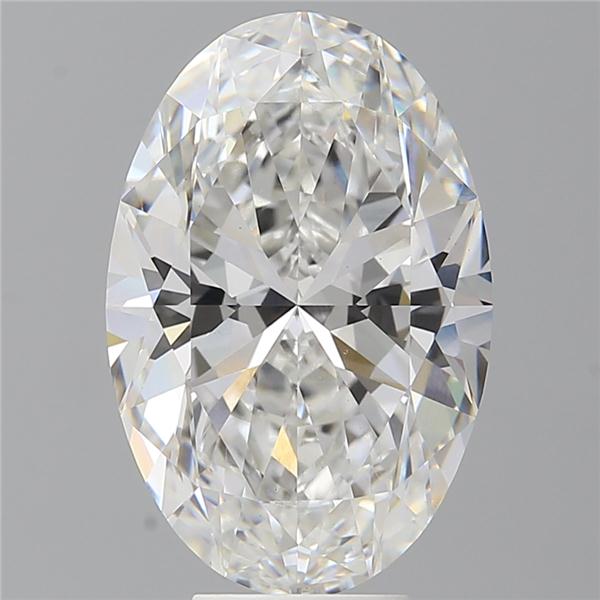 7.09 ct. oval Lab Grown Diamond front image