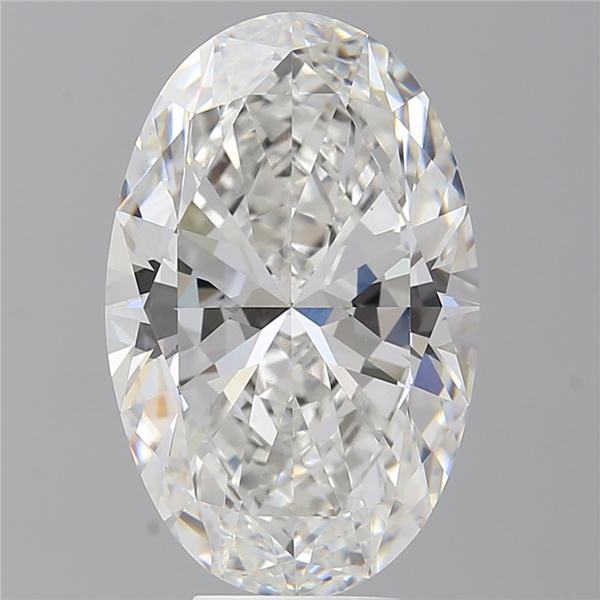 7.54 ct. oval Lab Grown Diamond front image