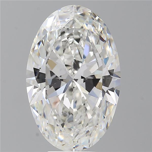 7.59 ct. oval Lab Grown Diamond front image