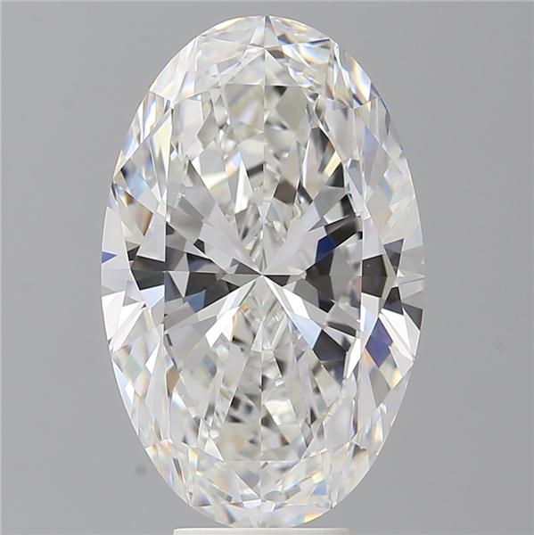 8.09 ct. oval Lab Grown Diamond front image