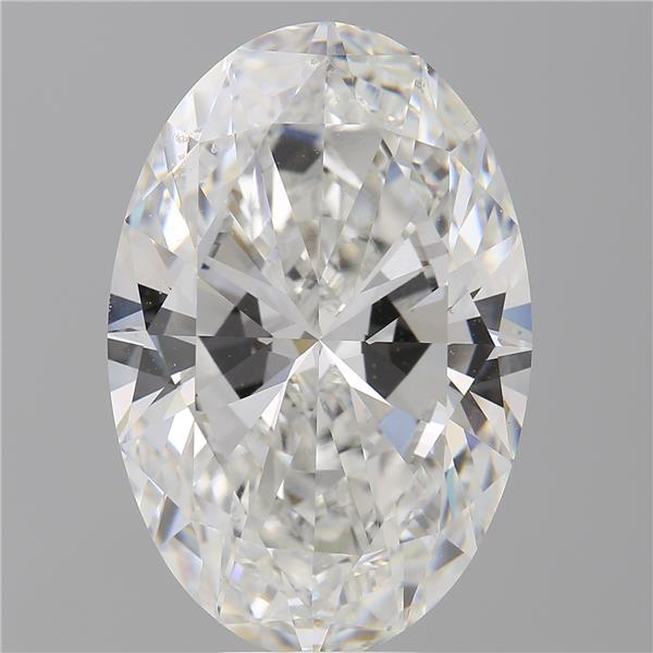 9.99 ct. oval Lab Grown Diamond front image