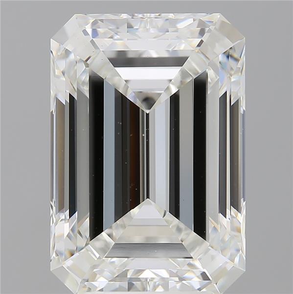 6.01 ct. emerald Lab Grown Diamond front image