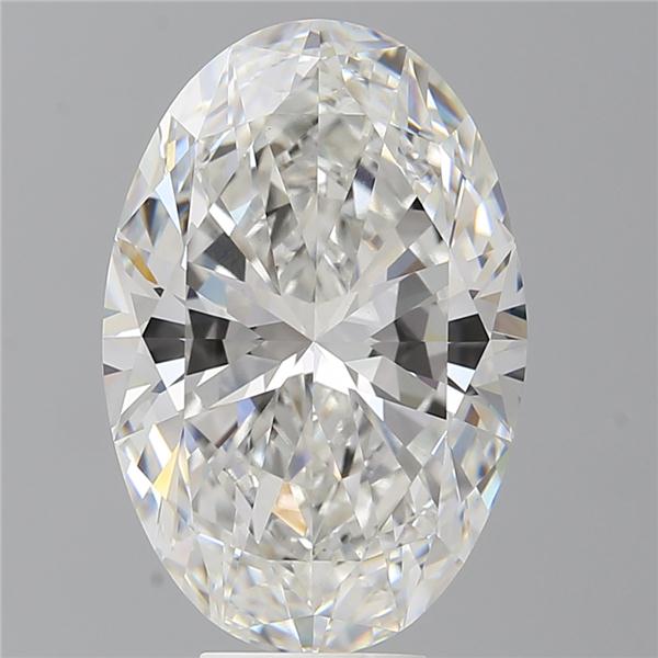 8.09 ct. oval Lab Grown Diamond front image