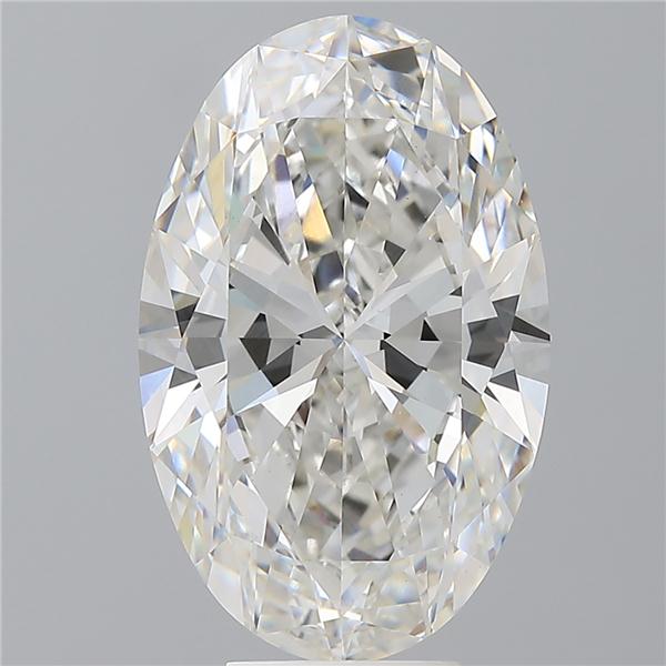 7.09 ct. oval Lab Grown Diamond front image