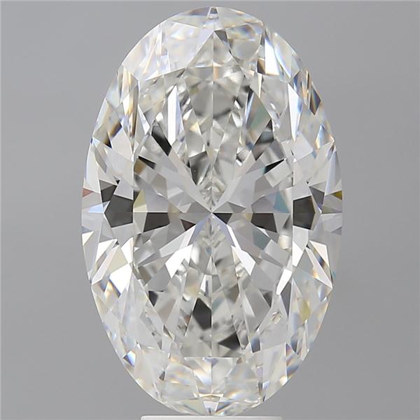 8.09 ct. oval Lab Grown Diamond front image