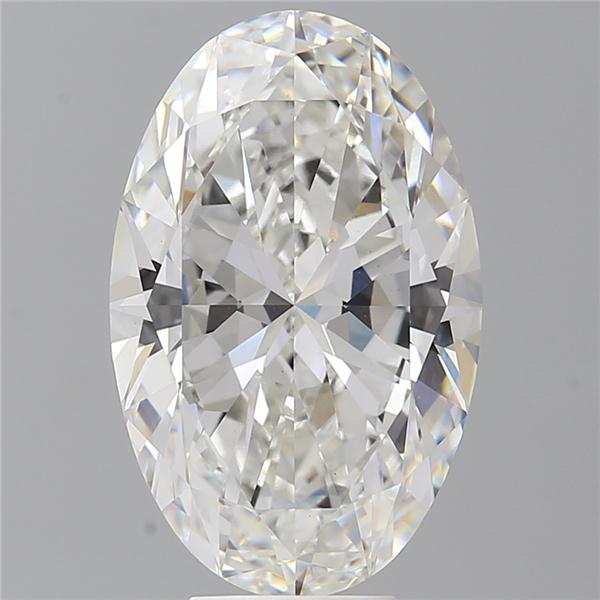 7.57 ct. oval Lab Grown Diamond front image