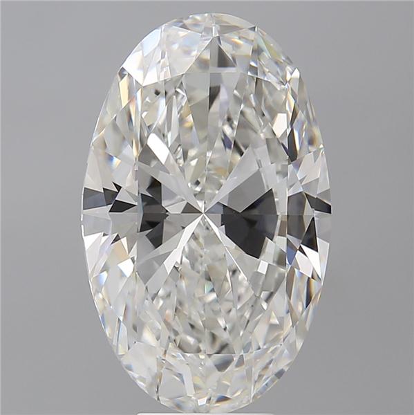 7.60 ct. oval Lab Grown Diamond front image