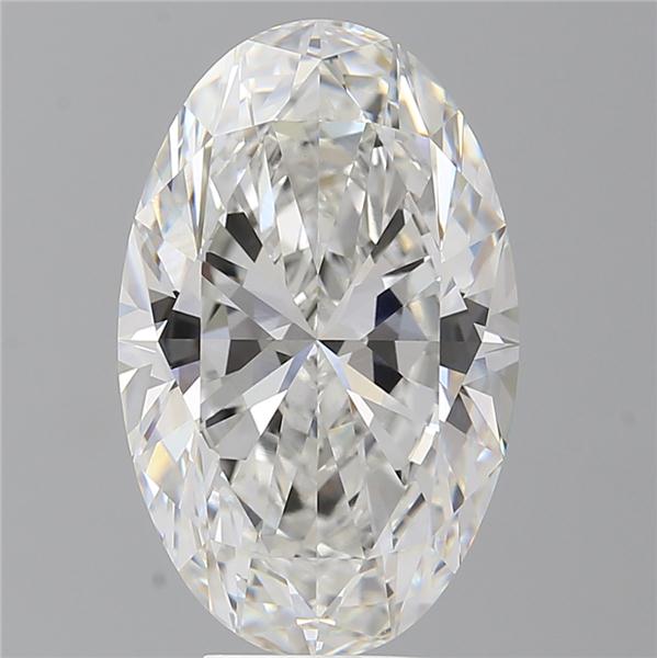7.08 ct. oval Lab Grown Diamond front image