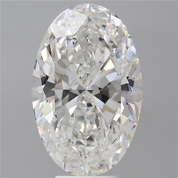 7.10 ct. oval Lab Grown Diamond front image