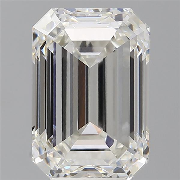 6.07 ct. emerald Lab Grown Diamond front image