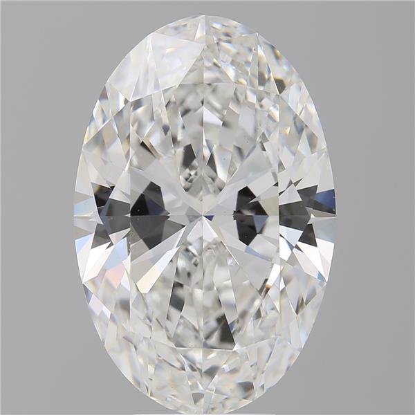 7.55 ct. oval Lab Grown Diamond front image