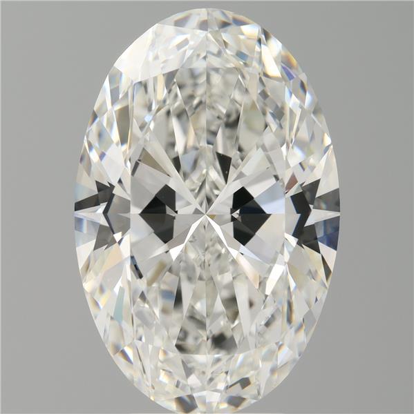 6.02 ct. oval Lab Grown Diamond front image