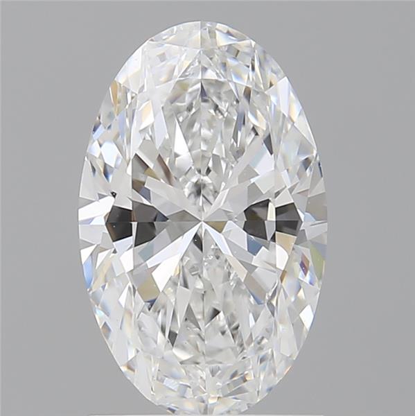 1.58 ct. oval Lab Grown Diamond front image