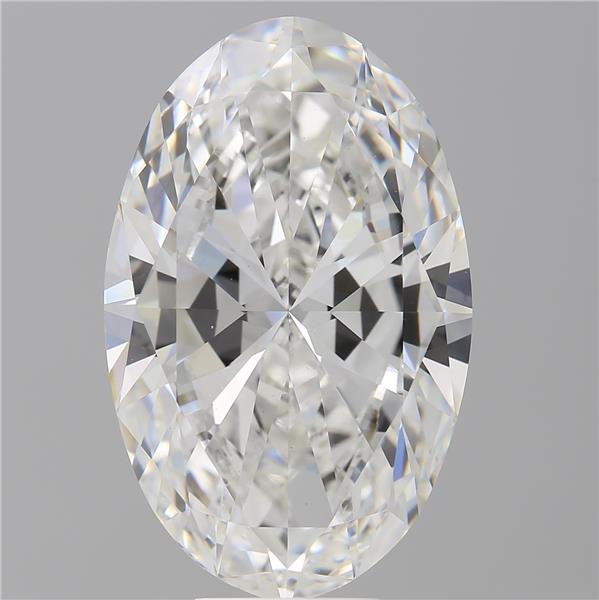 10.00 ct. oval Lab Grown Diamond front image