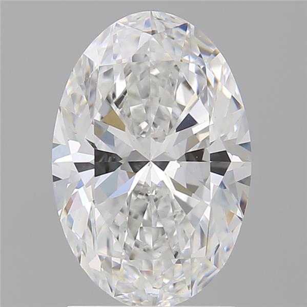2.10 ct. oval Lab Grown Diamond front image