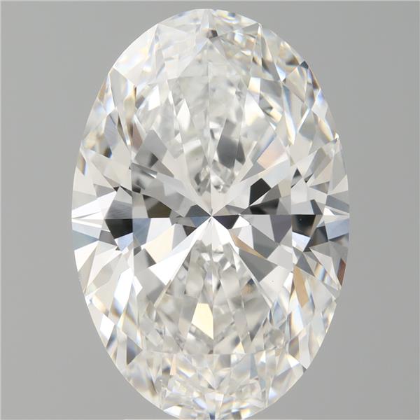 4.09 ct. oval Lab Grown Diamond front image