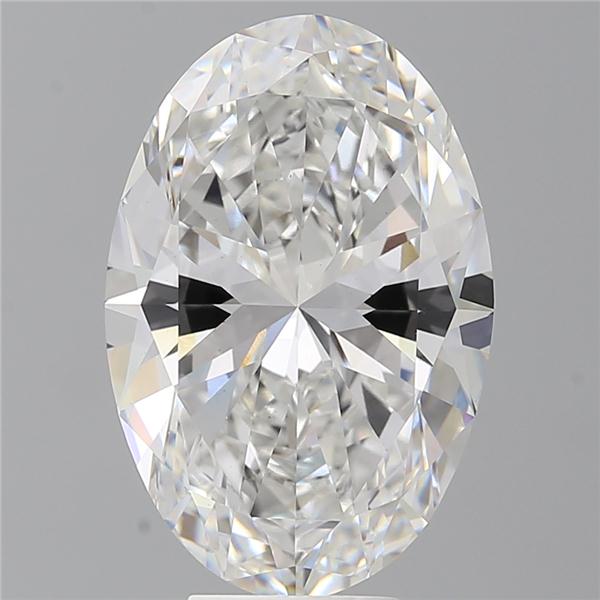 7.57 ct. oval Lab Grown Diamond front image