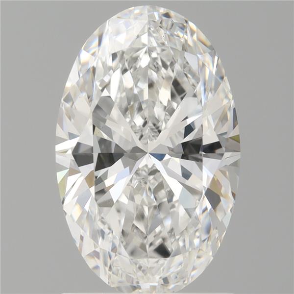 1.57 ct. oval Lab Grown Diamond front image