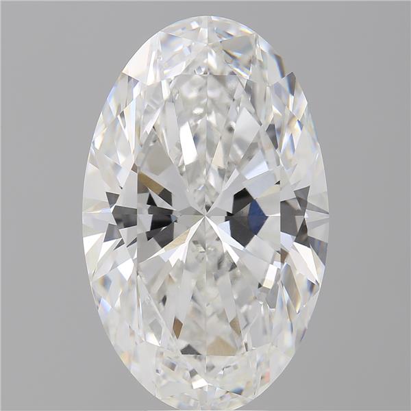 9.58 ct. oval Lab Grown Diamond front image