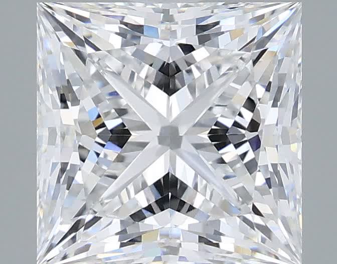 3.09 ct. princess Lab Grown Diamond front image
