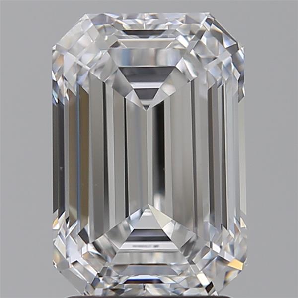 2.58 ct. emerald Lab Grown Diamond front image