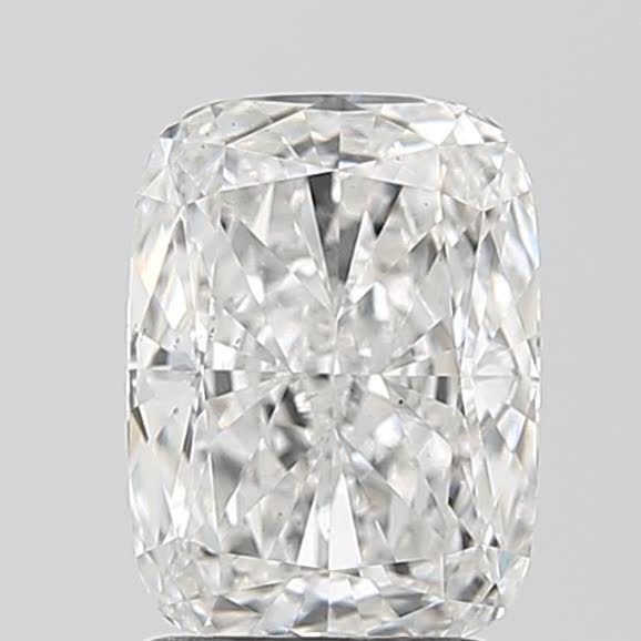 2.08 carat e VS2 EX Cut IGI cushion diamond