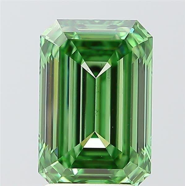 2.89 ct. emerald Lab Grown Diamond front image