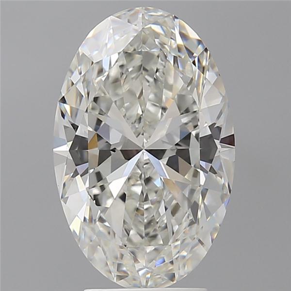 4.10 ct. oval Lab Grown Diamond front image