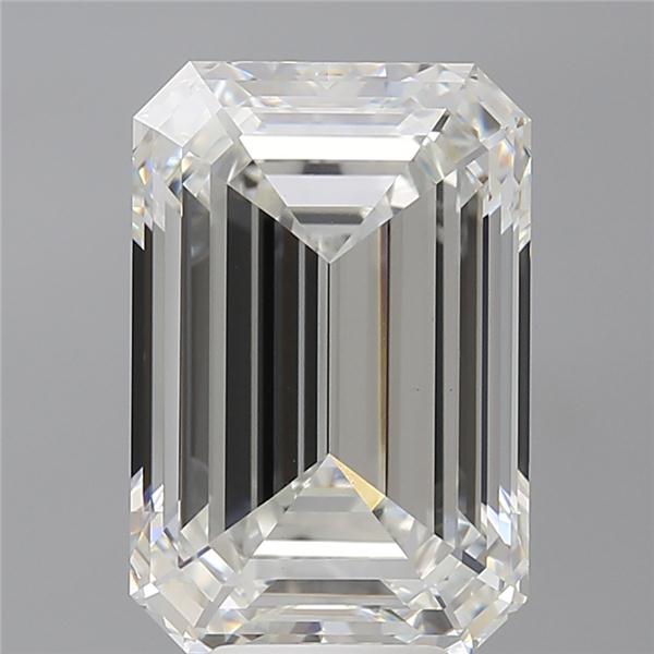 7.55 ct. emerald Lab Grown Diamond front image