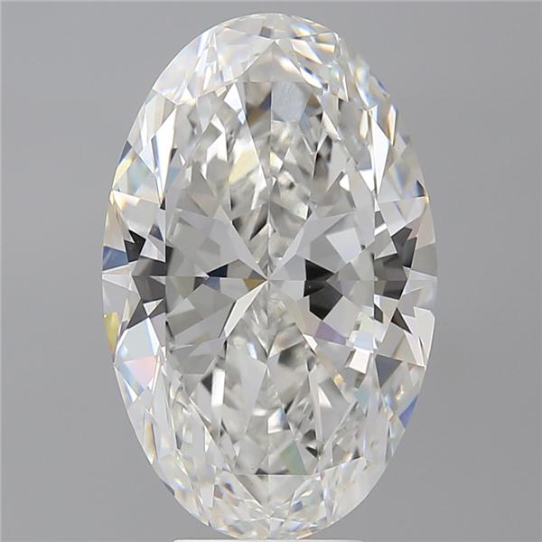 7.03 ct. oval Lab Grown Diamond front image
