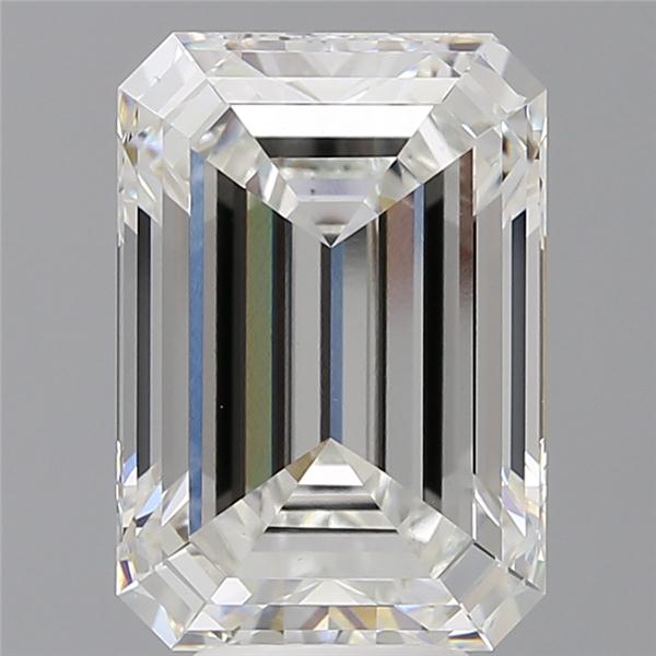 6.53 ct. emerald Lab Grown Diamond front image