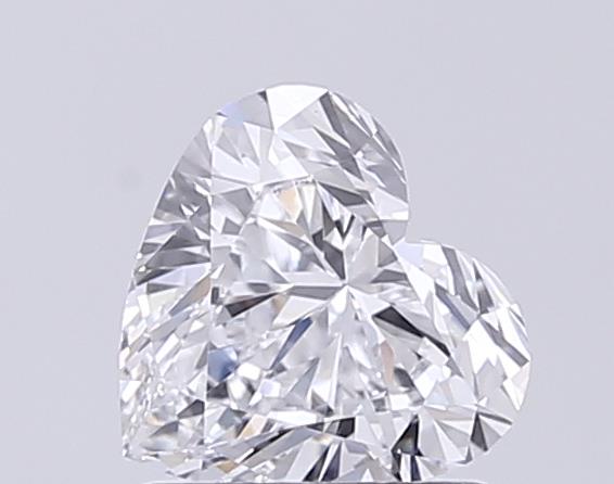 1 carat d VVS2 EX Cut IGI heart diamond