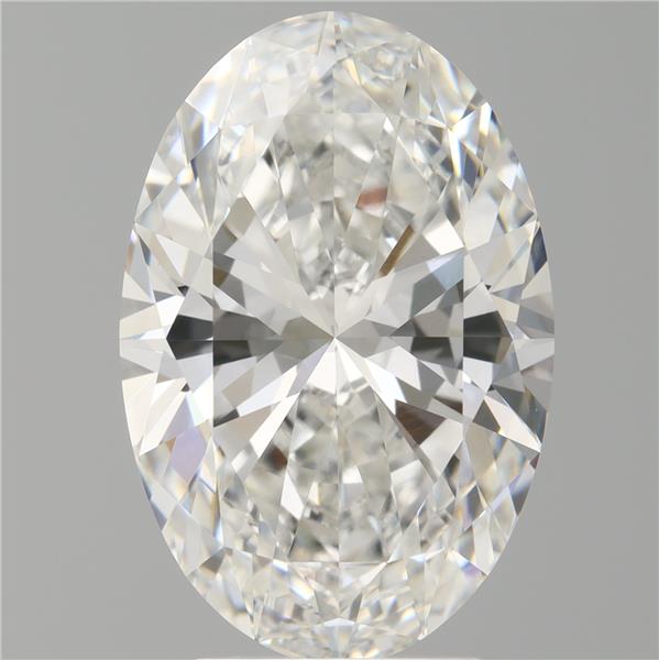 4.10 ct. oval Lab Grown Diamond front image
