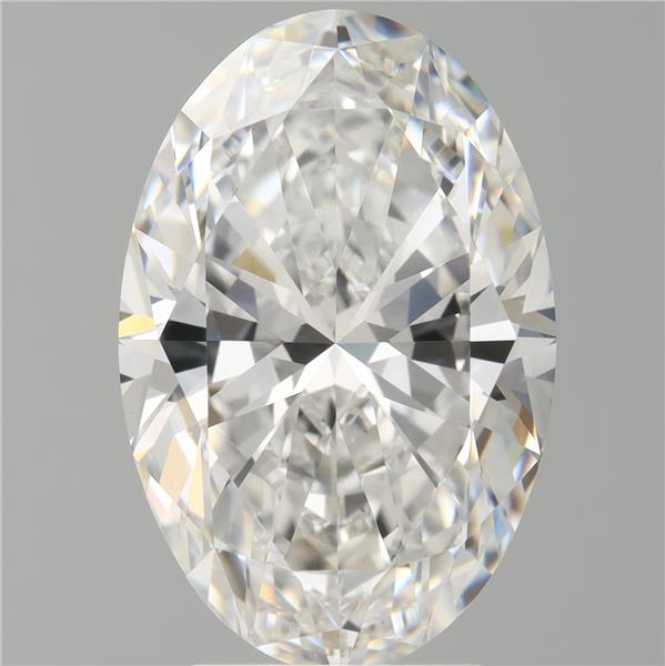 4.10 ct. oval Lab Grown Diamond front image