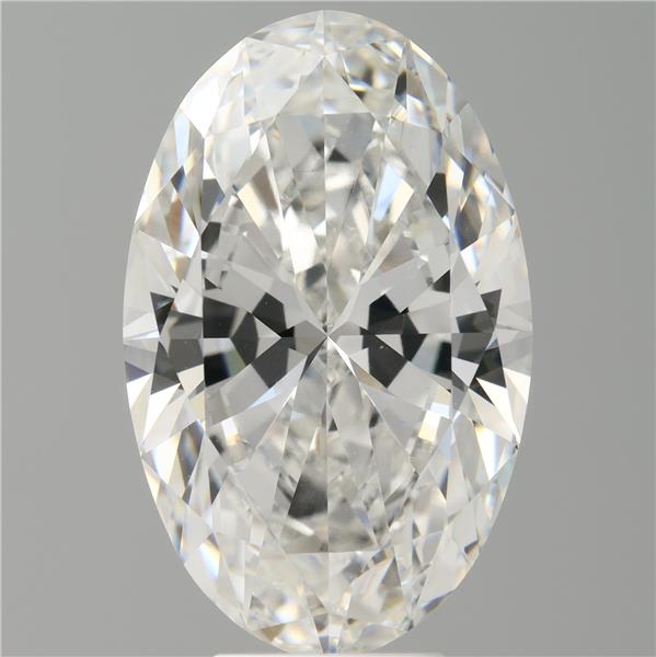 7.09 ct. oval Lab Grown Diamond front image
