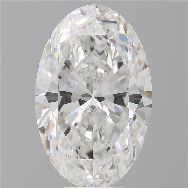 8.03 ct. oval Lab Grown Diamond front image
