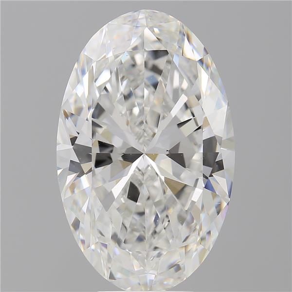 7.99 ct. oval Lab Grown Diamond front image
