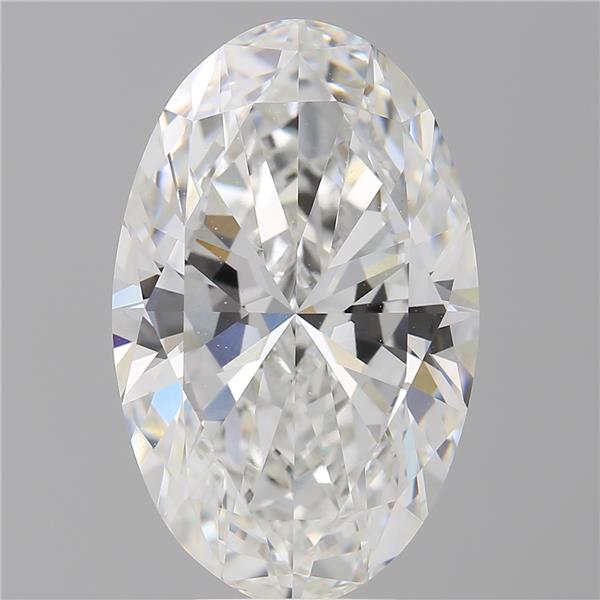 6.60 ct. oval Lab Grown Diamond front image