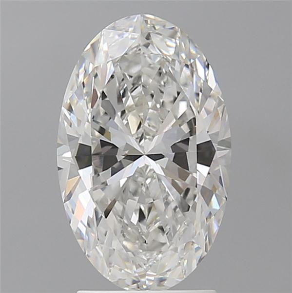 2.55 ct. oval Lab Grown Diamond front image