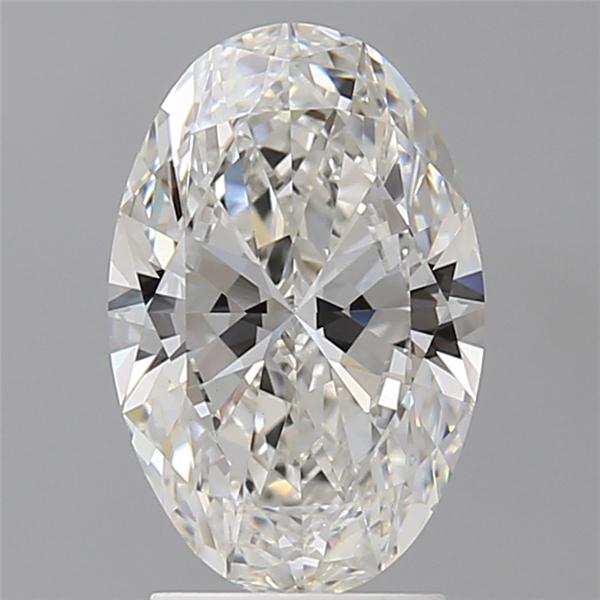 2.57 ct. oval Lab Grown Diamond front image