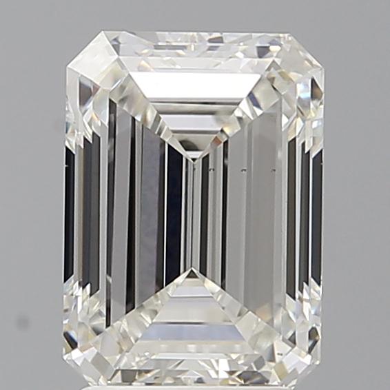 2.57 ct. emerald Lab Grown Diamond front image
