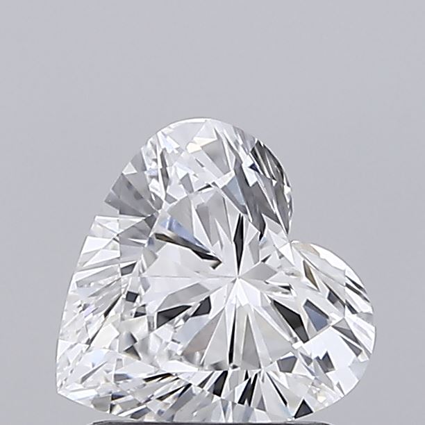 1.04 carat e VVS2 EX Cut IGI heart diamond