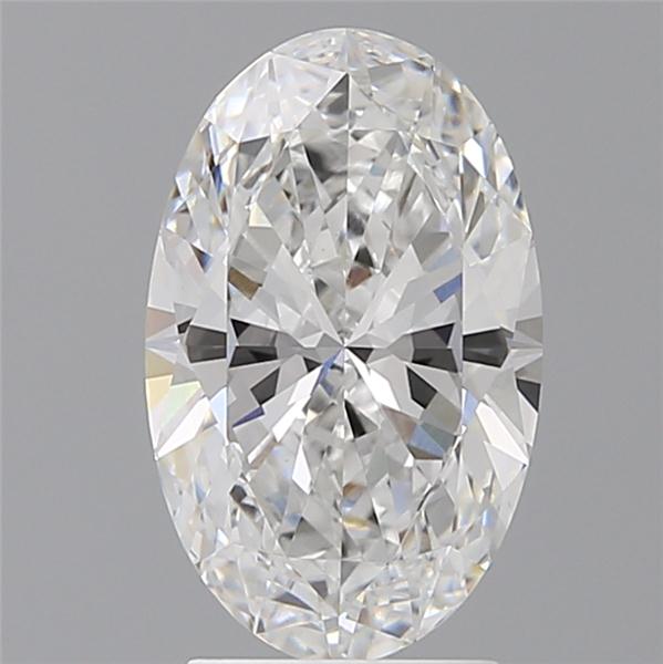 2.60 ct. oval Lab Grown Diamond front image