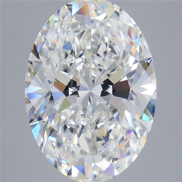 5.53 ct. oval Lab Grown Diamond front image